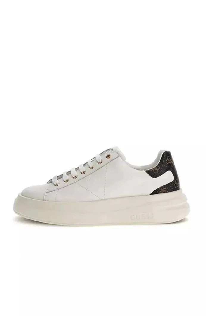 Guess ELBA Erkek Beyaz/Kahverengi Sneaker FMPVIBLEA12-WBROC