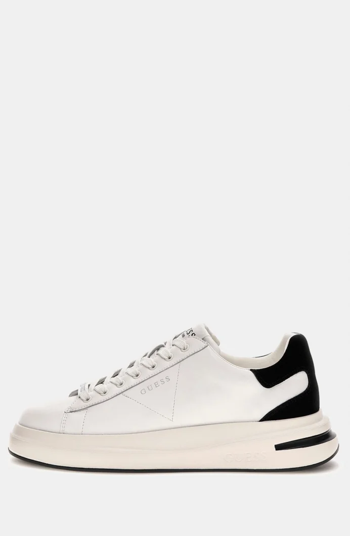 Guess Elba Erkek Siyah Sneaker FMFLBALEA12-WHIBK