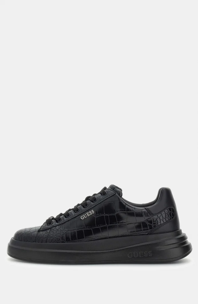 Guess Elba Erkek Siyah Sneaker FMPELAELE12-BLACK