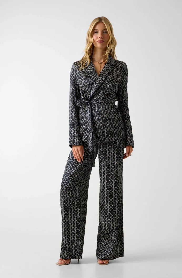 Guess Elida Kemerli Kadın Çok Renkli Blazer Ceket 6RGN087435A-PM7F