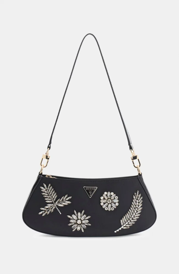 Guess Elsie Omuz Kadın Siyah Omuz Çantası HWSS9650170-BLA