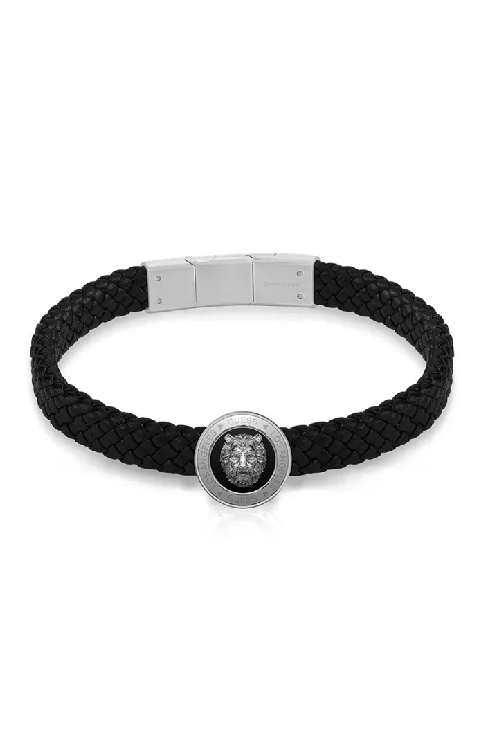 Guess Erkek Metalik Gri Bileklik JGUJUMB01312JWSTBKTU