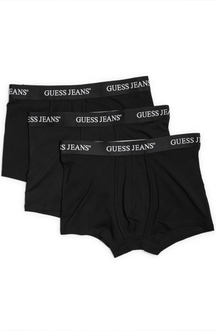 Guess  Erkek Siyah 3Lü Boxer Paketi M4BZ48K6YW1-JBLK