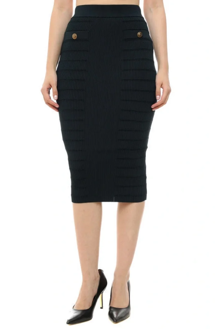 Guess Evangeline Kadın Çok Renkli Kalem Triko Etek W5YD66Z0130-A807