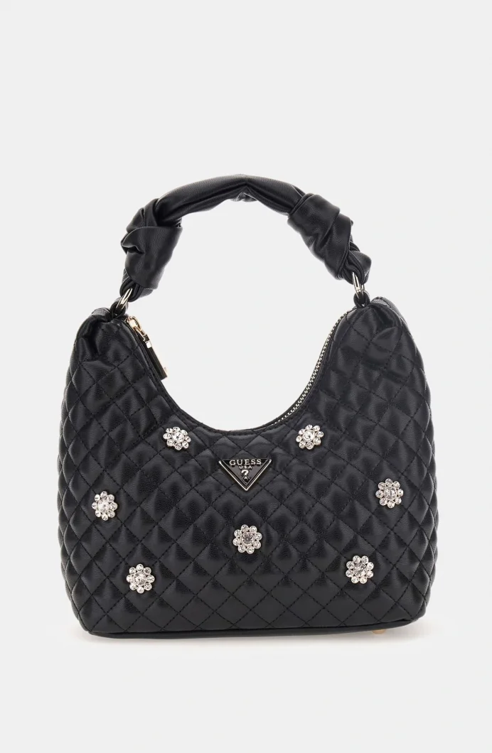 Guess Ever Flap Kadın Siyah Omuz Çantası HWEG8679010-BLA