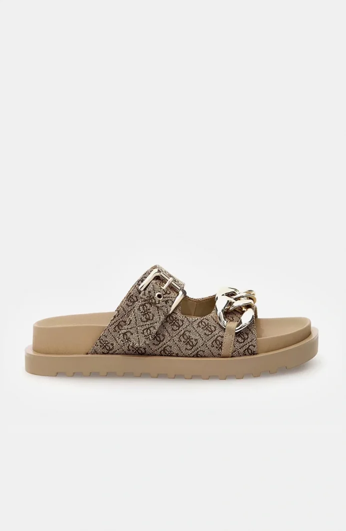 Guess Fatema2 Kadın Bej/Kahverengi Terlik FL6FT2FAL03-BEIBR