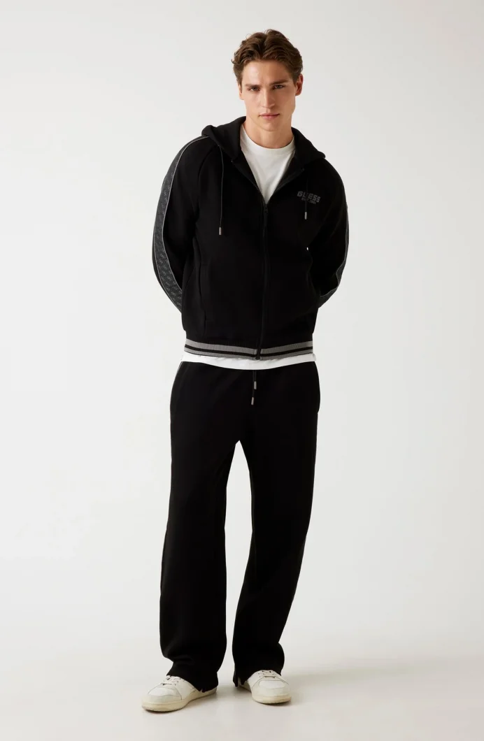 Guess Finlo Erkek Siyah Aktif Regular Fit Eşofman Altı Z5BB06KB3P2-JBLK