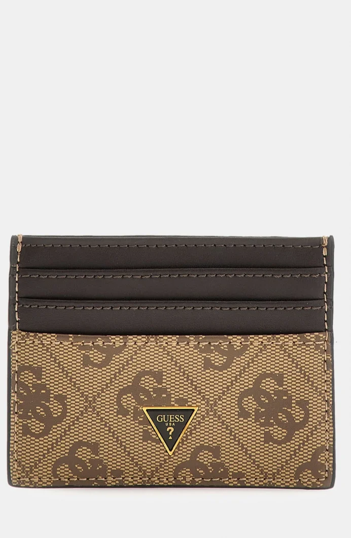 Guess Ford Erkek Bej/Kahverengi Deri Kartlık SMVELELEA25-BBO