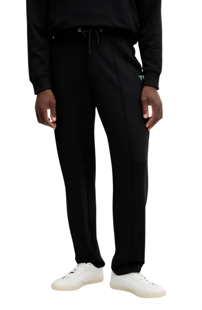 Guess Interlock Erkek Siyah Slim Fit Eşofman Altı M5YB18KCBR2-JBLK