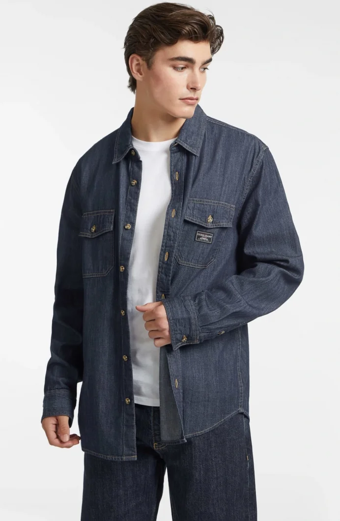 Guess Jeans Erkek Çok Renkli Regular Fit Denim Gömlek M4BH56D5EI4-GJDA