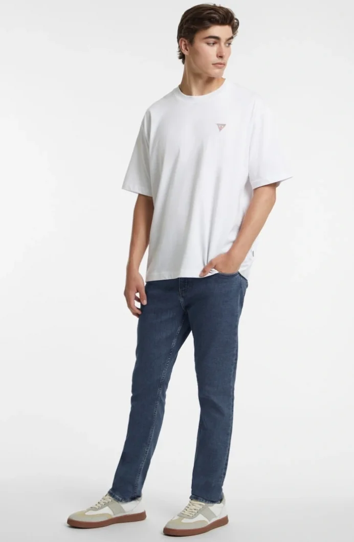 Guess Jeans Erkek Mavi Skinny Fit Jean M4YA0FD5DM2-VARM