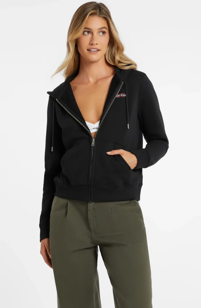 Guess Jeans Kadın Siyah Sweatshirt W4YQ13KC811-JBLK