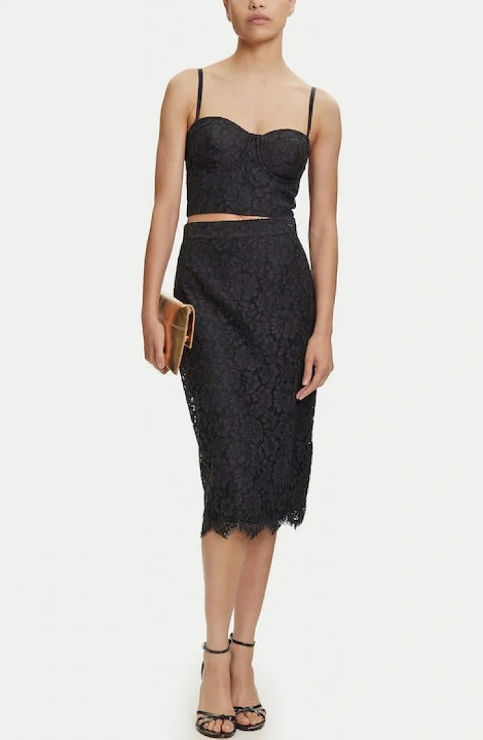 Guess Josiane Kadın Siyah Bluz W5YH42WHD00-JBLK