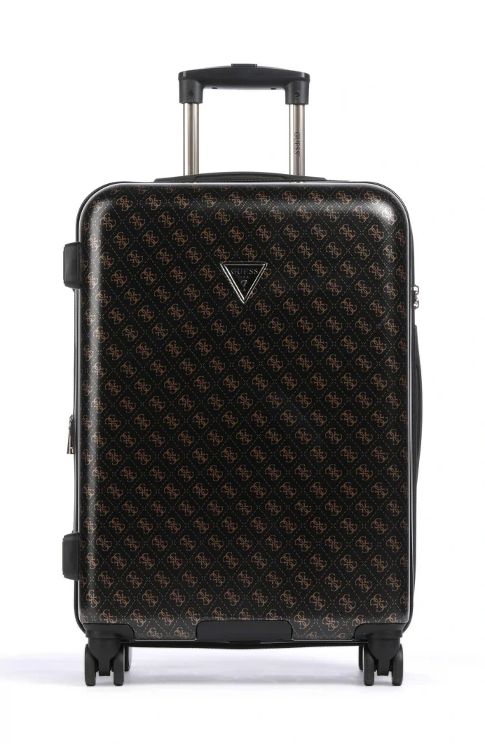 Guess JESCO 22 IN 8-WHEELER Kadın Kahverengi Valiz TWHB8389982-BRO