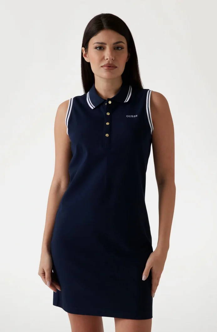 Guess Amaryllis Kadın Lacivert Aktif Elbise V5GK04KCOK1-A71W