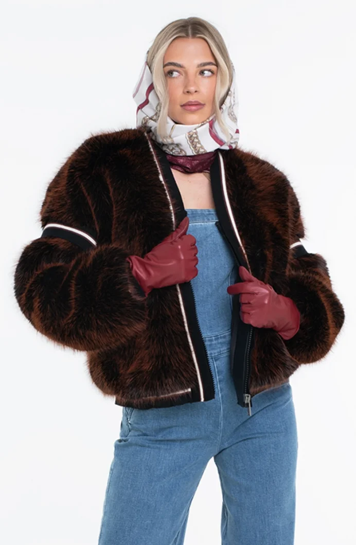 Guess Katia Kadın Çok Renkli Kürk W5BL67W3790-FNH1