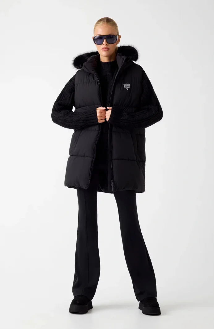 Guess Katrina Kadın Siyah Yelek W5BL81W3282-JBLK