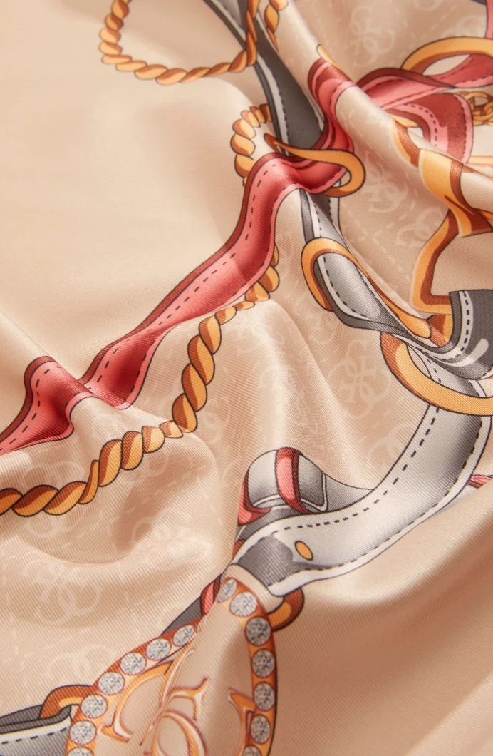 Guess Kefiah 120x120 Kadın Kahverengi Eşarp AW5444POL01-PMC