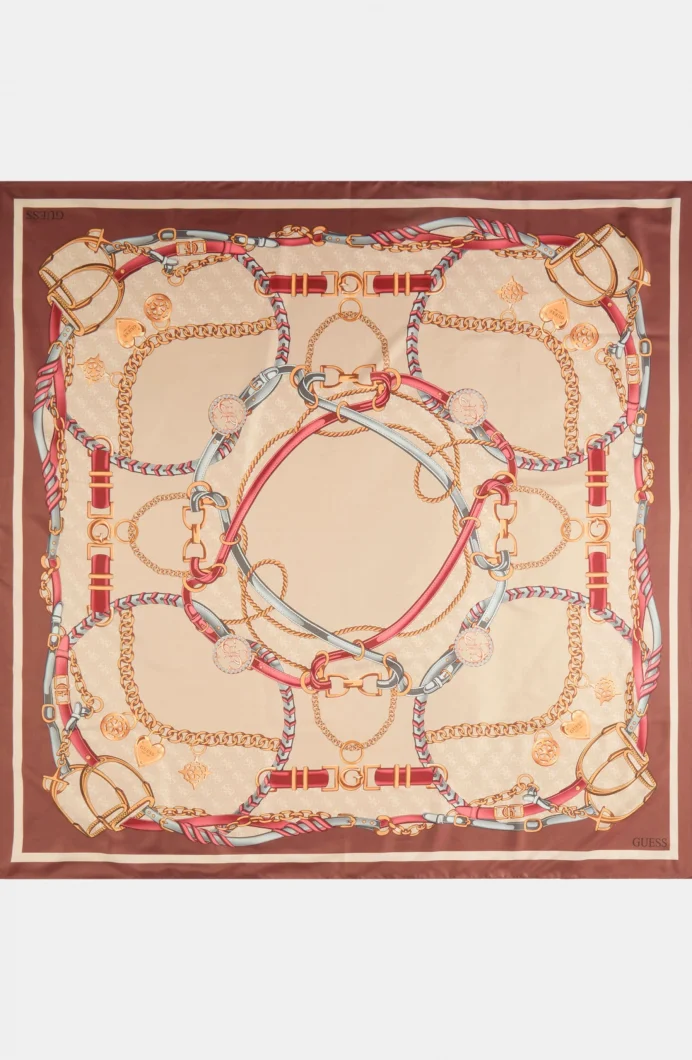 Guess Kefiah 120x120 Kadın Kahverengi Eşarp AW5444POL01-PMC