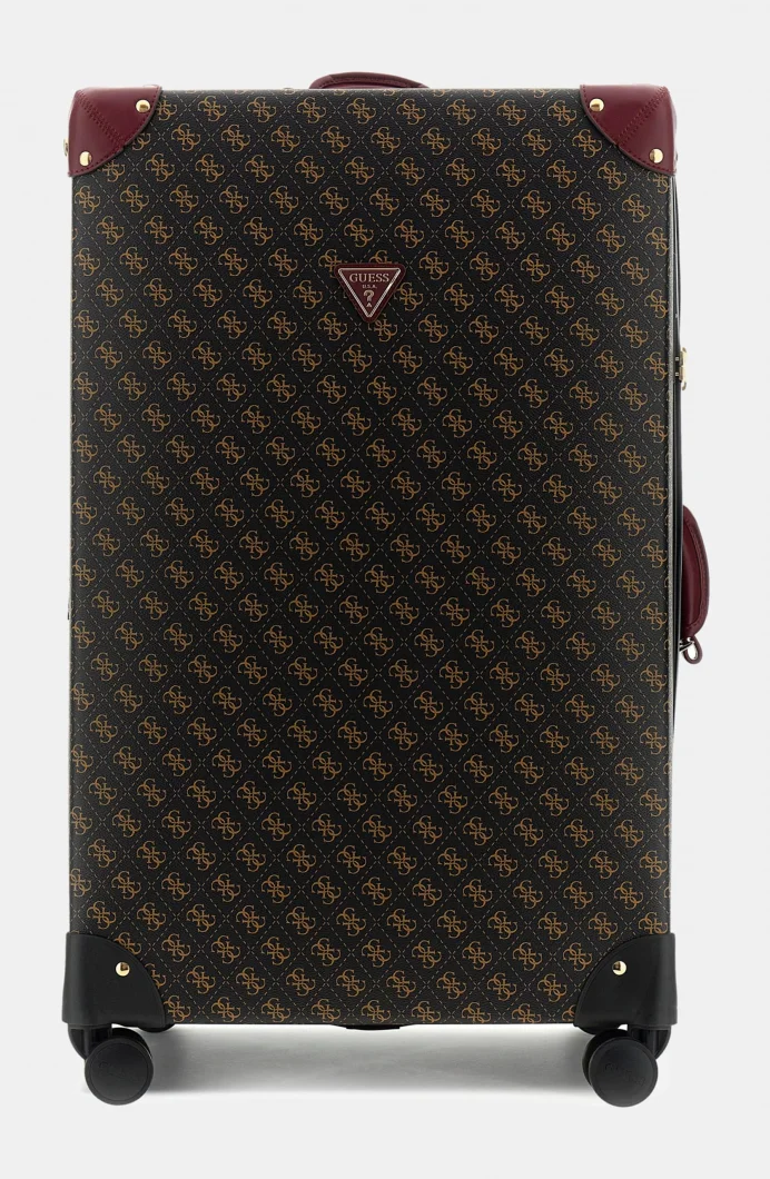 Guess Latona 28 İnç 8 Tekerlekli Kadın Kahverengi Valiz TWLQ9211988-BNL