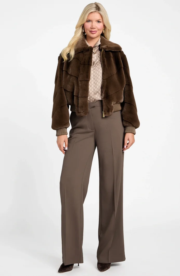 Guess Maya Kadın Kahverengi Ceket 5BGL117375A-F1AQ