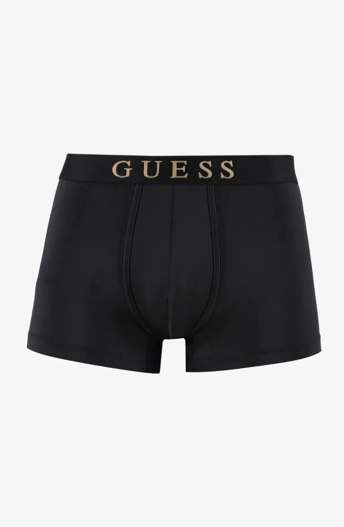 Guess Microfiber Erkek Siyah 3Lü Boxer Paketi U5BG70K0410-JBLK