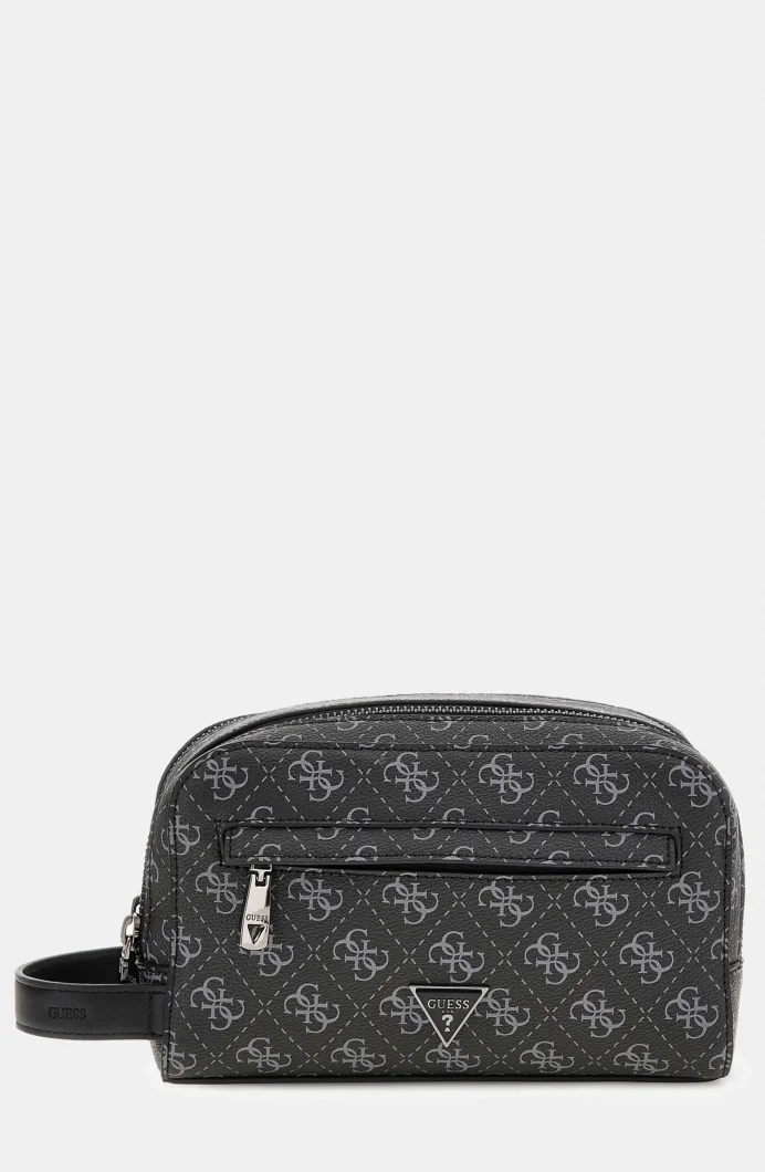 Guess Milano Küçük Erkek Siyah Makyaj Çantası PMMILOP5461-DAB