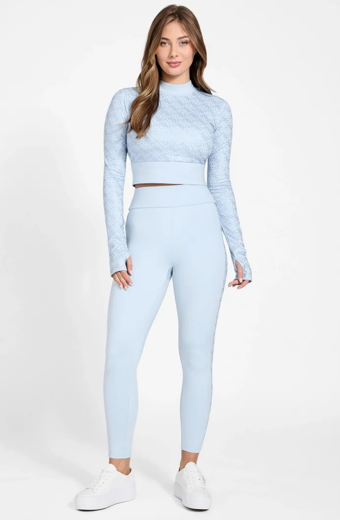 Guess Mock Kadın Mavi Top W5BP48K7182-G7N1