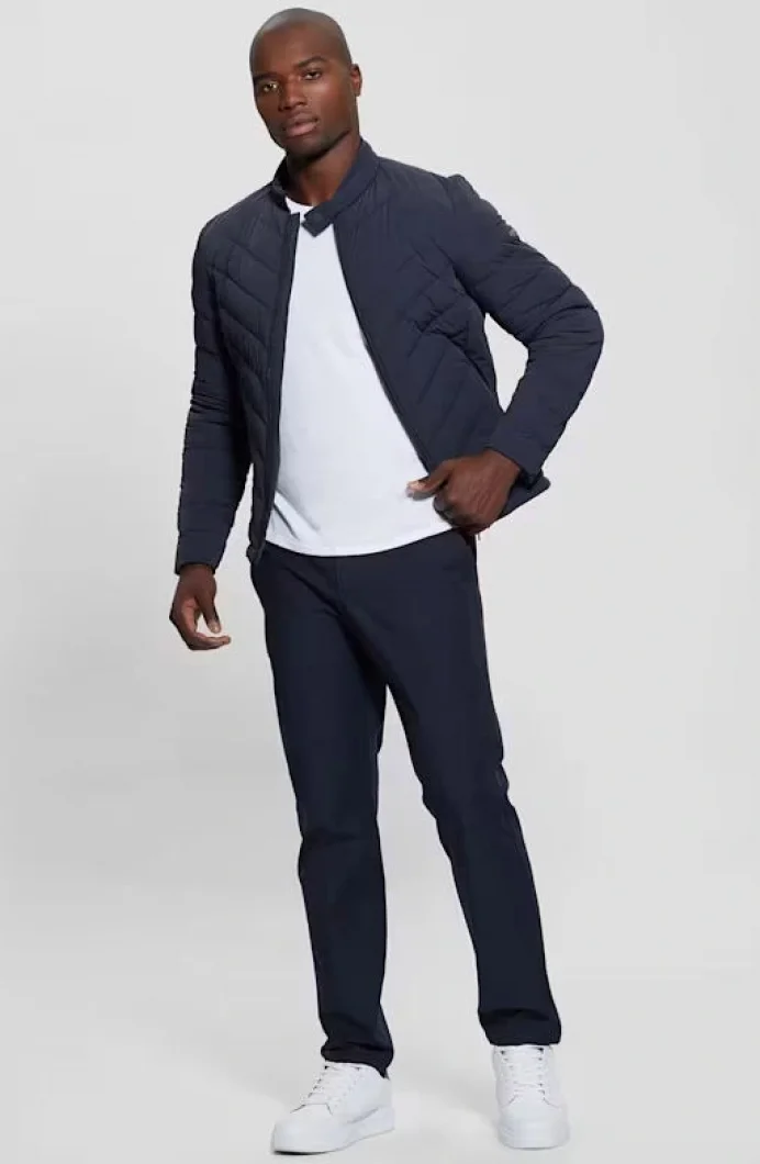 Guess Myron Erkek Lacivert Slim Fit Pantolon M4YB01WG9Z2-G7V2