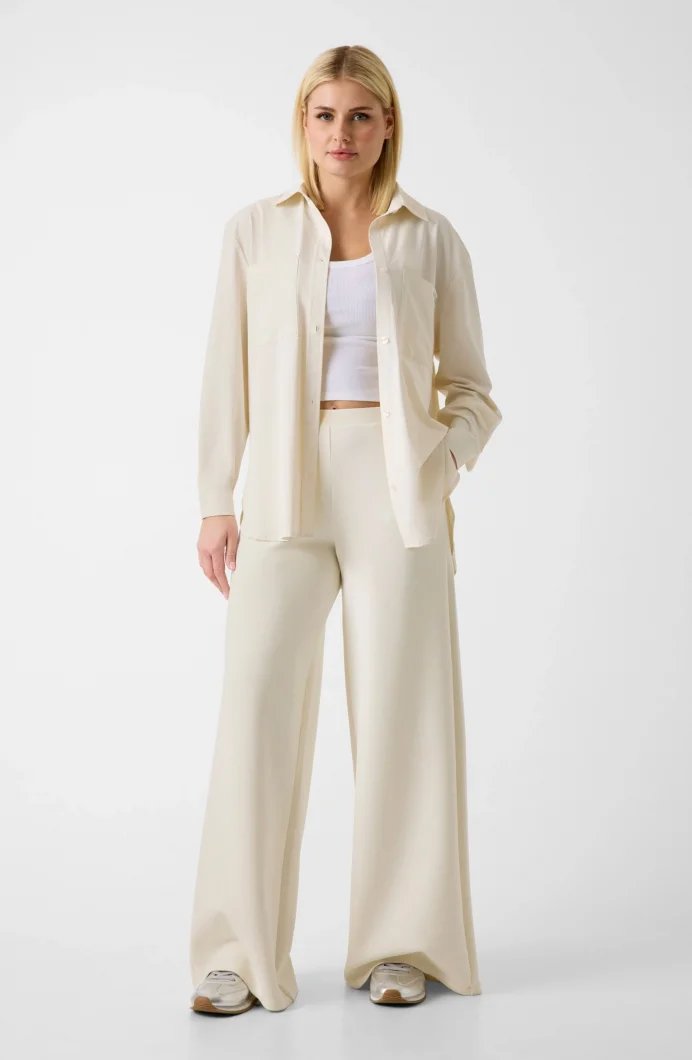 Guess Nat Ceket Gömlek Kadın Beyaz Gömlek V6RH00WL232-G027