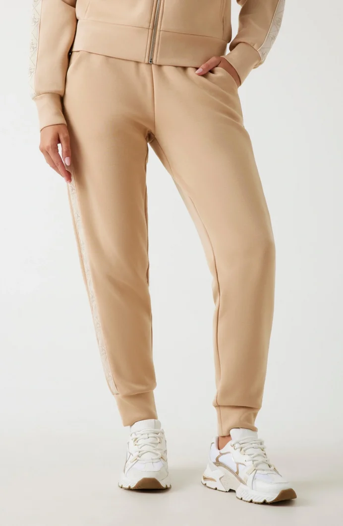 Guess New Victoire Kadın Krem Scuba Pantolon W5YB11KBYE2-A11T