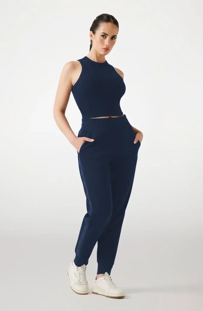 Guess New Victoire Kadın Mavi Scuba Pantolon W5YB11KBYE2-G7J6