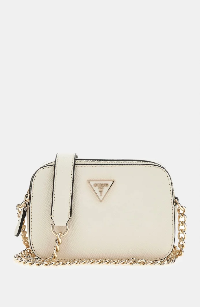 Guess Noelle II Çapraz Askılı Kadın Ekru Çapraz Çanta HWZG9672140-BON