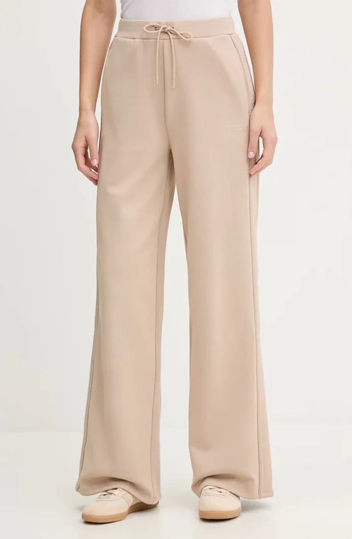 Guess Octavia Geniş Paça Kadın Bej Eşofman Altı V5BB12KCX22-G1BW