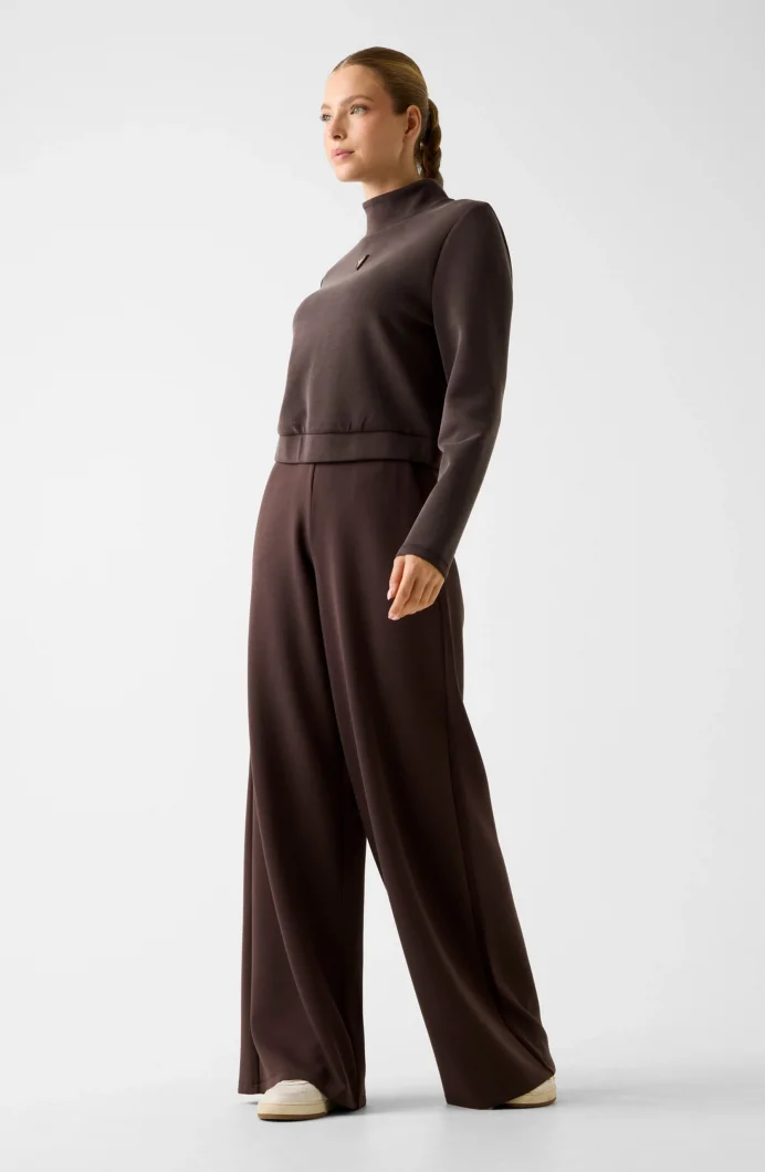 Guess Olympe Geniş Paça Kadın Kahverengi Eşofman Altı V4YB07KCAY2-A10K