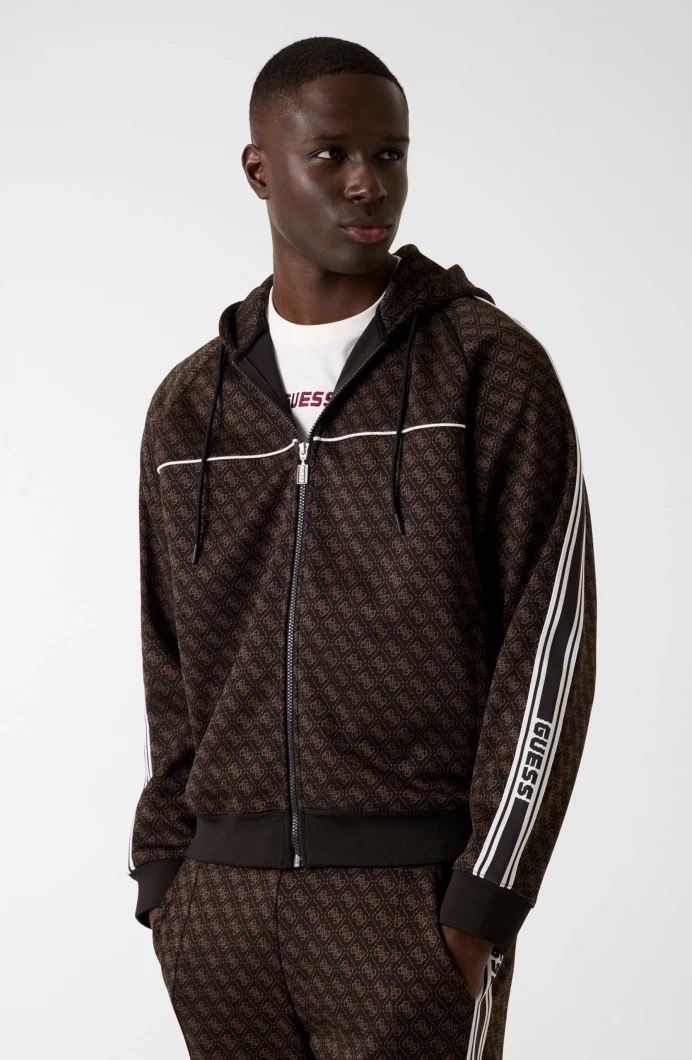 Guess Parimo 4G Tam Fermuarlı Erkek Çok Renkli  Eşofman Üstü  Z5BQ13K2042-FNJY