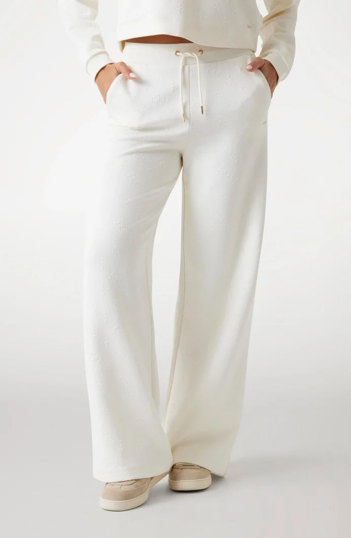 Guess Peony Kadın Beyaz Aktif Relaxed Fit Eşofman Altı V5YB19KBSL2-F0EP