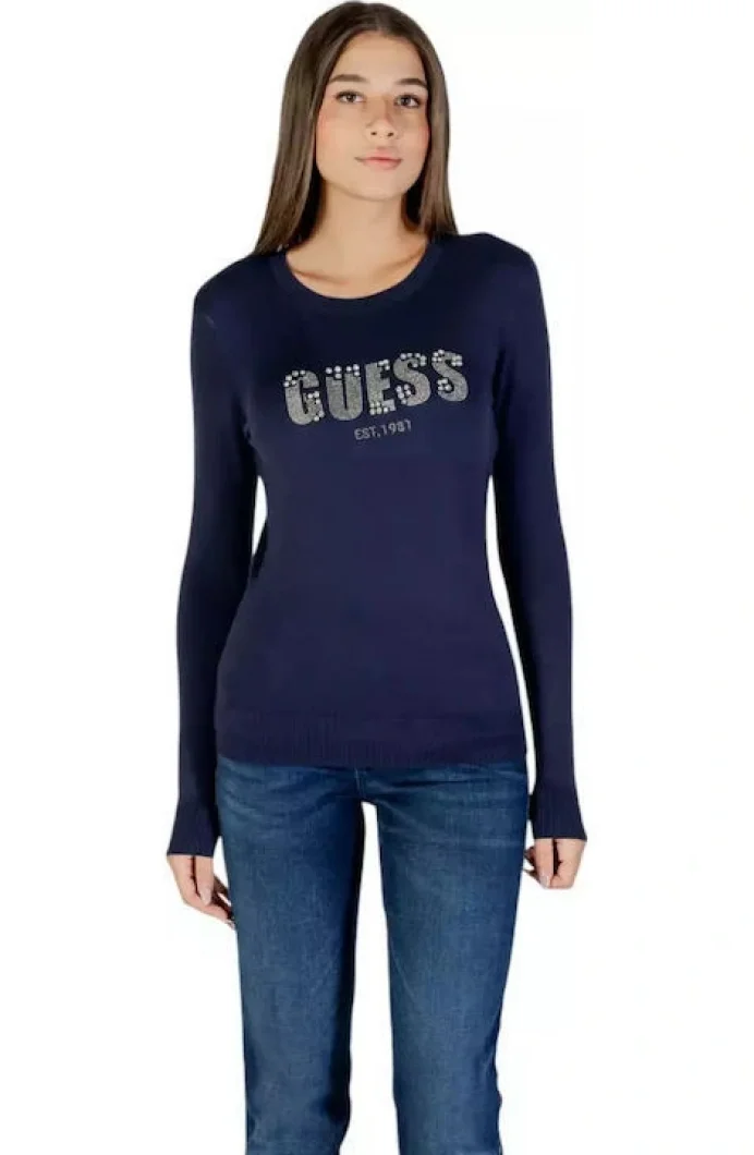 Guess Reyna Kadın Mavi Triko W5BR40Z2NQ2-G77G
