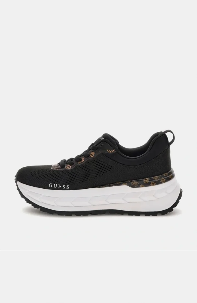 Guess Runit2 Kadın Siyah Sneaker FLTRT2FAB12-BLACK