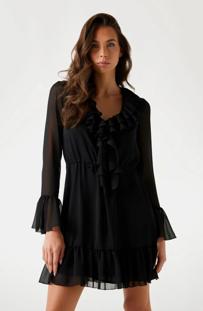 Guess Sana Kadın Siyah Elbise W5PK2RWP690-JBLK