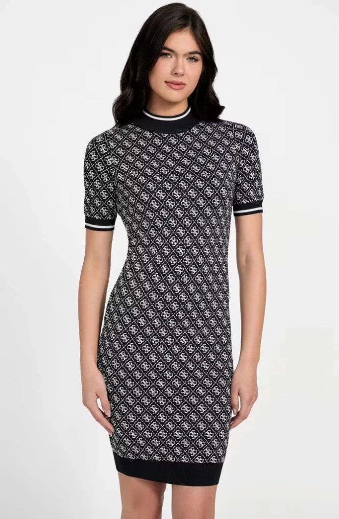 Guess Ss Lise Kadın Mavi Triko Elbise W3YK39Z37K0-FBCF