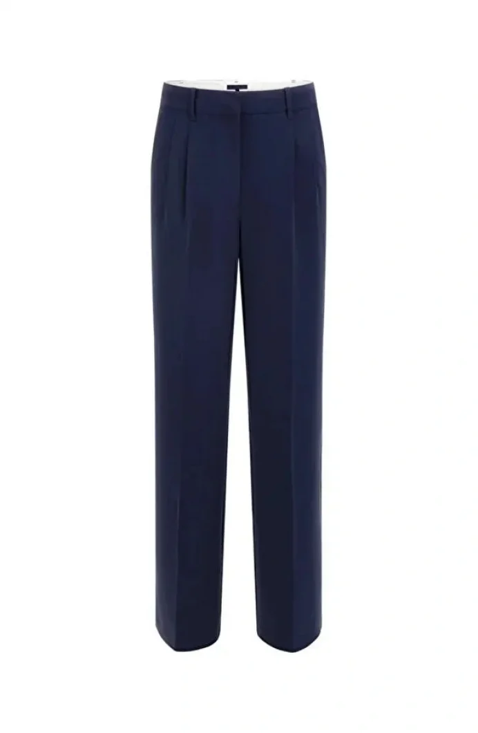 Guess Theoline Kadın Lacivert Regular Fit Pantolon W5YB08WGHC2-G7P1