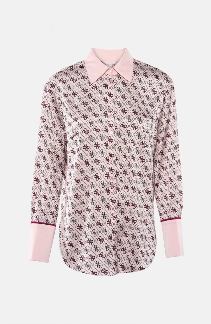 Guess Uzun Kollu Alexandra Kadın Çok Renkli Gömlek W4YH47WF1T2-P6GN