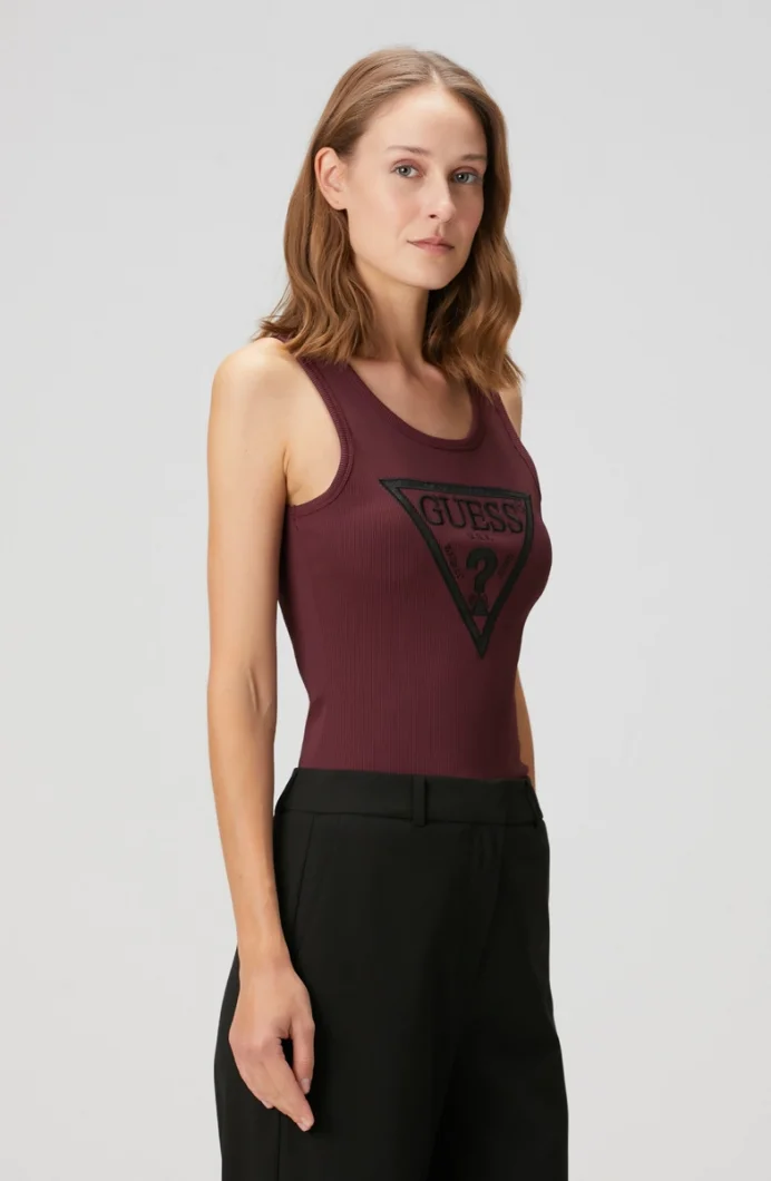 Guess Viviana Kadın Kırmızı Top W5BP10KCXJ2-G596