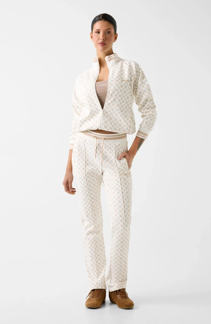 Guess Yeni Aggie Uzun Kadın Krem Eşofman Altı V5YB20KB212-P0OR