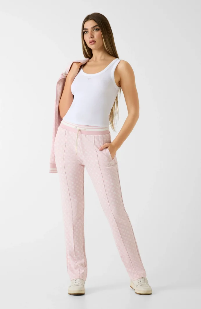 Guess Yeni Aggie Uzun Kadın Pembe Eşofman Altı V5YB20KB212-P6GZ