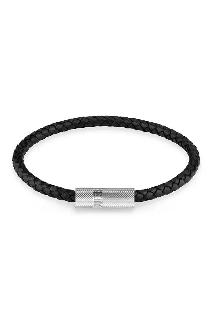 Guess Erkek Metalik Gri Bileklik JGUJUXB03238JWSTBKS