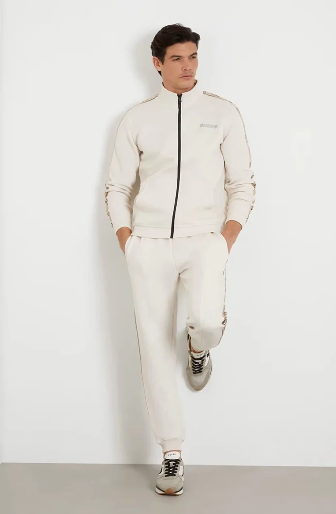 Guess MICKEY CUFF PANT Erkek Bej Eşofman Altı Z2YB09KB3P2-G9L9