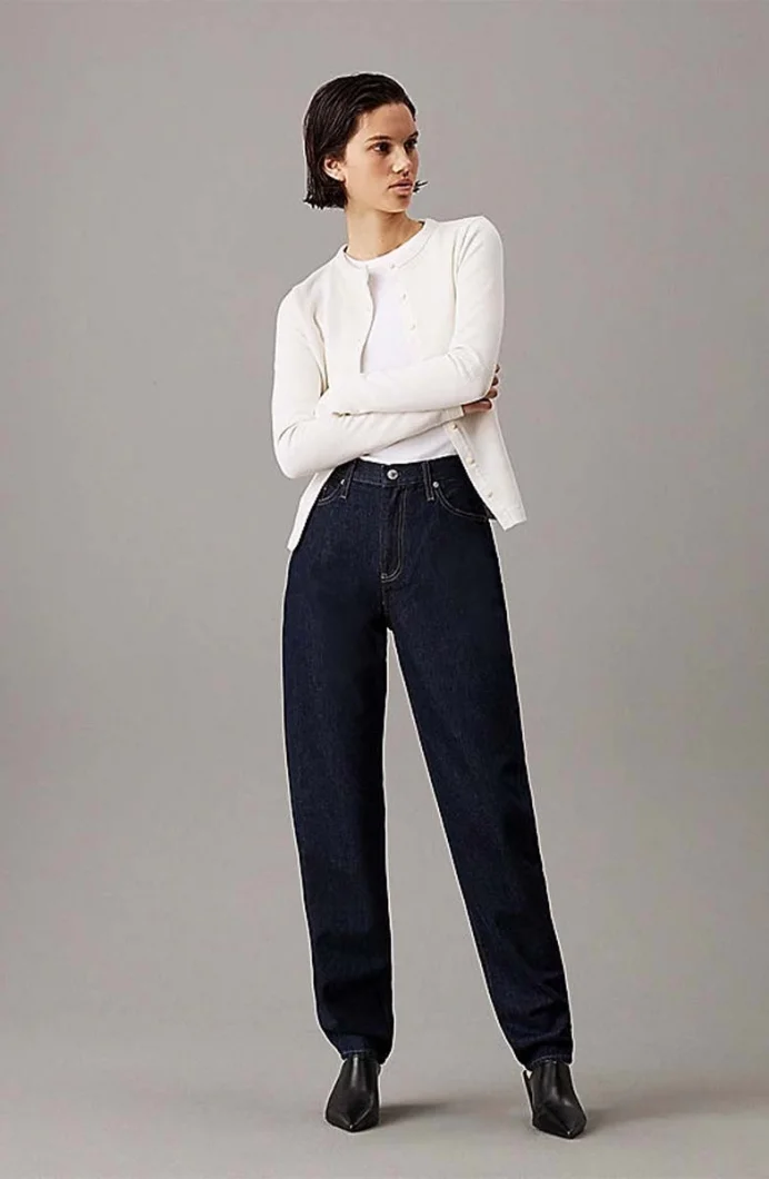 Calvin Klein MOM JEAN Kadın Denim Jeans J20J224028-1BJ