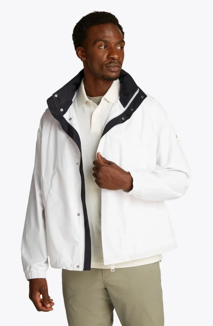 Tommy Hilfiger SAIL REGATTA JACKET Erkek beyaz Ceket MW0MW38708YCF